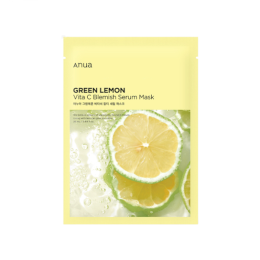 ANUA-Green Lemon Vita C Belmish Serum Mask - 1pc